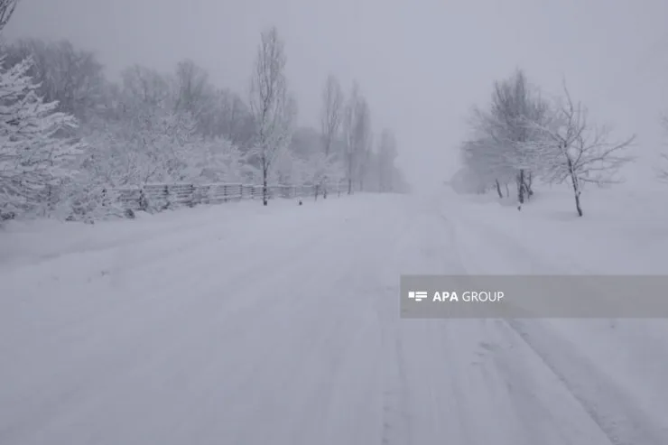 Bu bölgəyə 30 sm qar yağdı