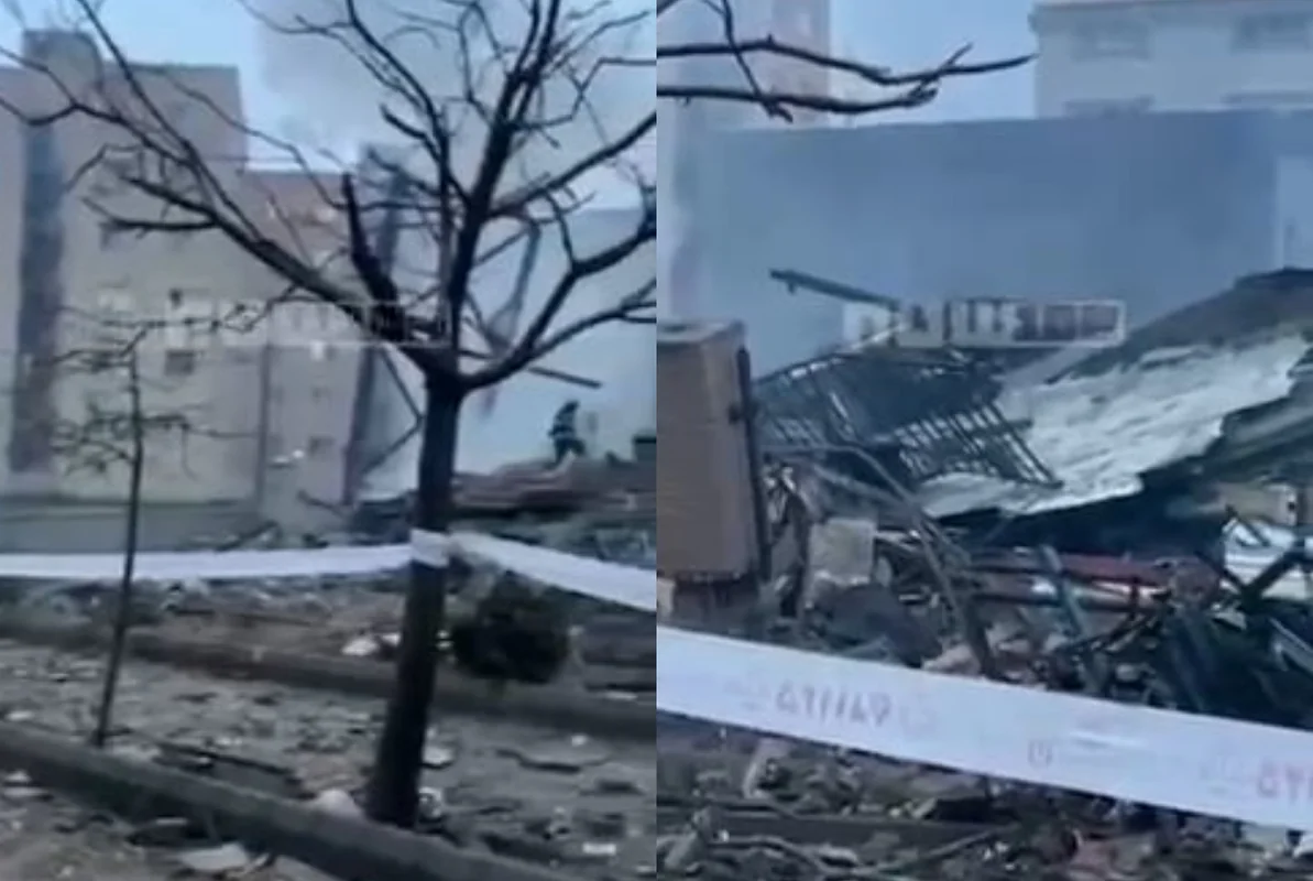 Raket zərbələrindən sonra Təbrizdəki dağıntıların görüntüləri - VİDEO