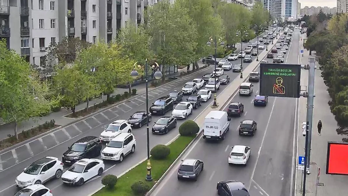 Bu ərazilərdə tıxac var