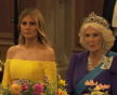 Супруги Карла III и Трампа на банкете в платьях цветов флага Украины-ФОТО