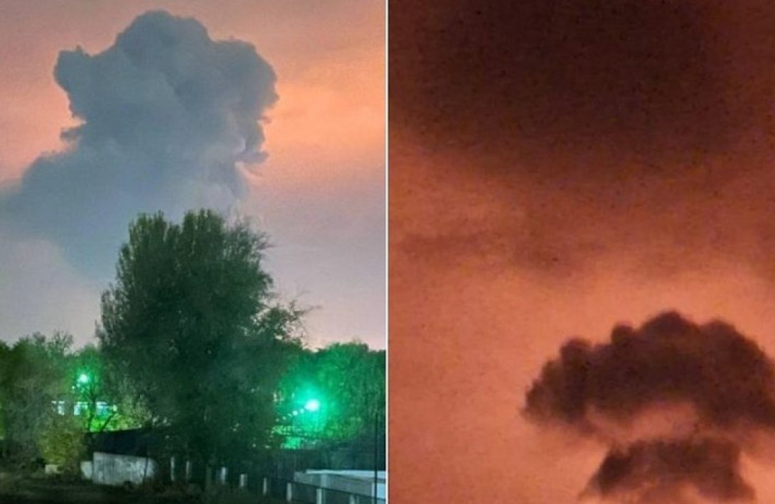 Orenburqda neft, Samarada qaz zavodları vuruldu...YANĞIN...-FOTO+VİDEO