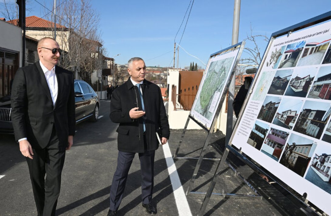 Prezident İlham Əliyev Xankəndinin Kərkicahan qəsəbəsində olub - FOTOLAR