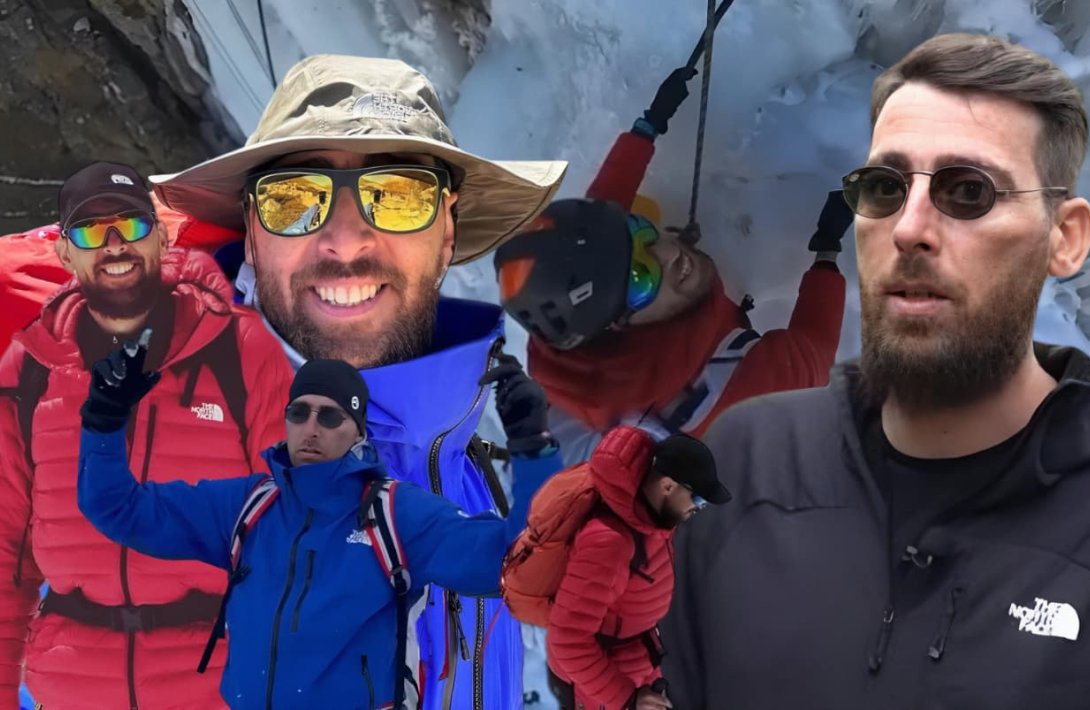 “Dolu fırtınası oldu, duman gəldi, insan özünü buz çatlarının üzərində tapa bilərdi” - alpinist qarşılaşdığı təhlükədən danışdı-FOTO+ÖZƏL