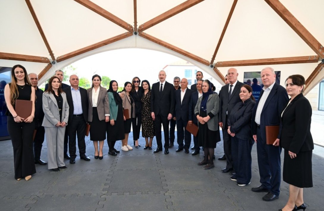 Prezident İlham Əliyev və birinci xanım Mehriban Əliyeva Cəbrayıl rayonuna səfər ediblər - FOTO 