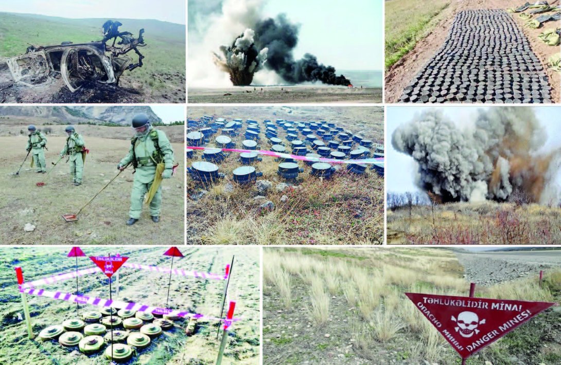 Qəbiristanlıqların minalanması erməni faşizminin anti-insani mahiyyətindən xəbər verir