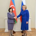 Sahibə Qafarova Valentina Matviyenko ilə görüşdü