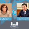 Qazaxıstan Parlament Məclisinin sədri Sahibə Qafarovaya zəng etdi