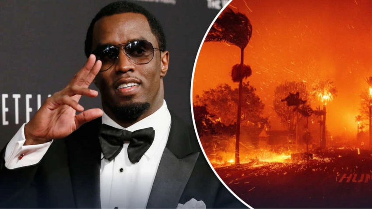 P.Diddy обвинили в масштабных пожарах в Лос-Анджелесе