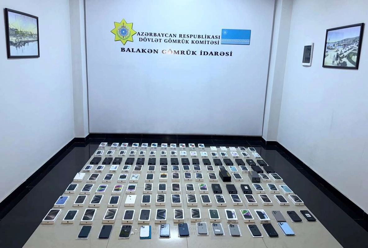 140 ədəd müxtəlif markalı mobil telefon aşkar edildi - FOTO