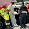 Avtomobil insanların üzərinə sürülüb, yaralılar var