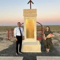 ABŞ səfirliyinin müşaviri AZAL təyyarəsinin qəzaya uğradığı yeri ziyarət etdi - FOTO