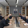 Ceyhun Bayramov ABŞ Ticarət Missiyasının nümayəndələrini qəbul etdi - FOTO