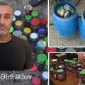 3 kiloqram marixuananı şüşə qablarda gizlətdi - VİDEO