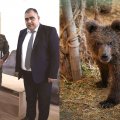 Erməni zabit Qırmızı Kitaba düşən ayı balasını xilas etdiyinə görə mükafatlandırıldı...-FOTO