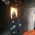 Xırdalanda çoxmərtəbəli yaşayış binasında yanğın olub - VİDEO