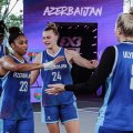 Сборная Азербайджана по баскетболу заняла второе место в Мировой женской серии