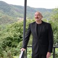 Prezident Xocalı rayonunun Badara kəndində olub - FOTOLAR