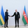 Ruanda Prezidentinin rəsmi qarşılanma mərasimi olub - FOTO
