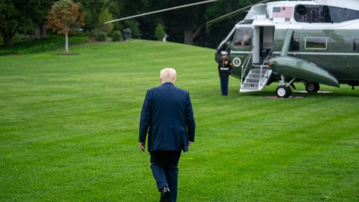 Вертолёт с Трампом на борту атаковали в Вашингтоне
