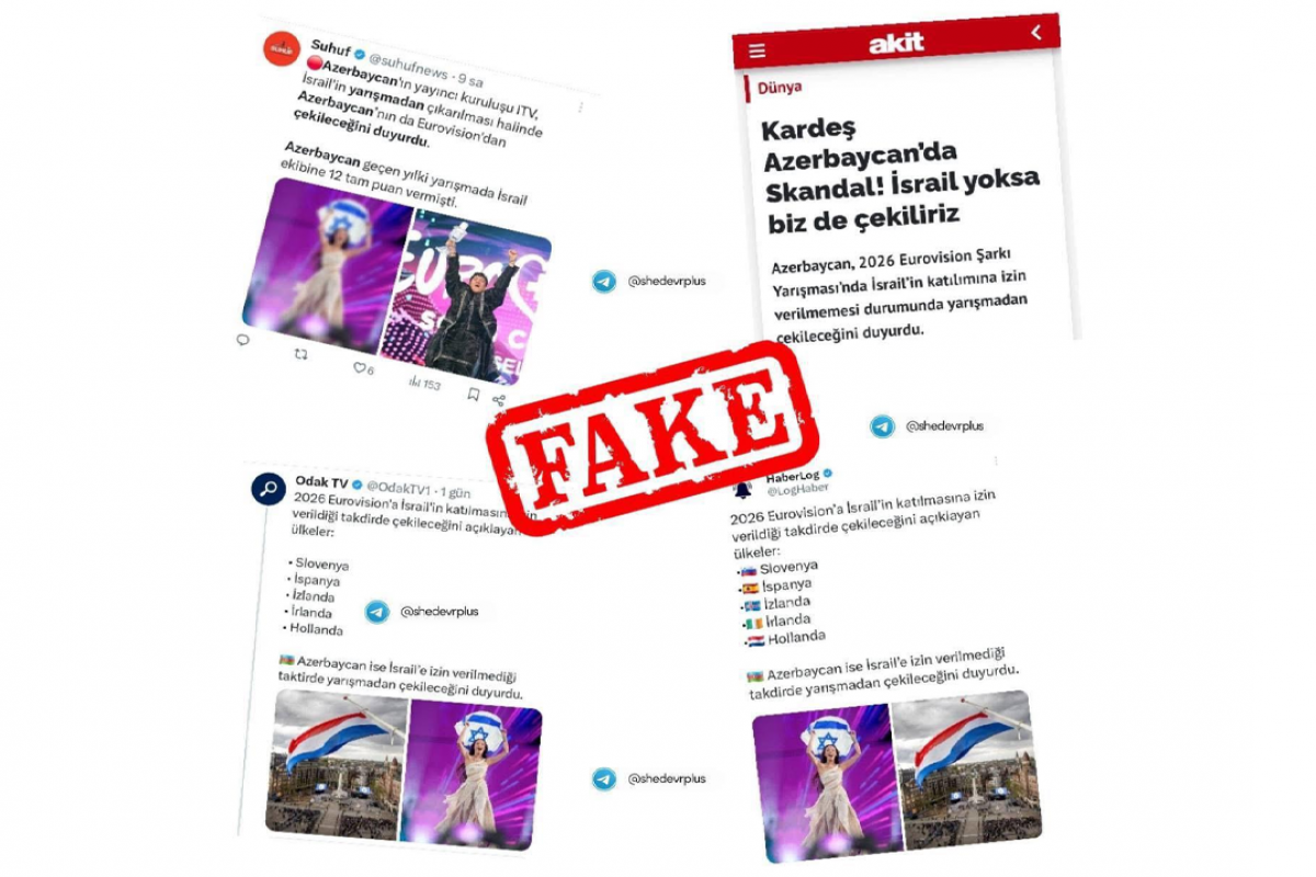 MEDİA: Azərbaycana qarşı növbəti dezinformasiya kampaniyası başlayıb - FOTO