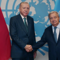 Ərdoğan Nyu-Yorkda BMT Baş katibi ilə görüşüb
