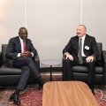 İlham Əliyev Keniya Prezidenti ilə görüşüb - FOTO