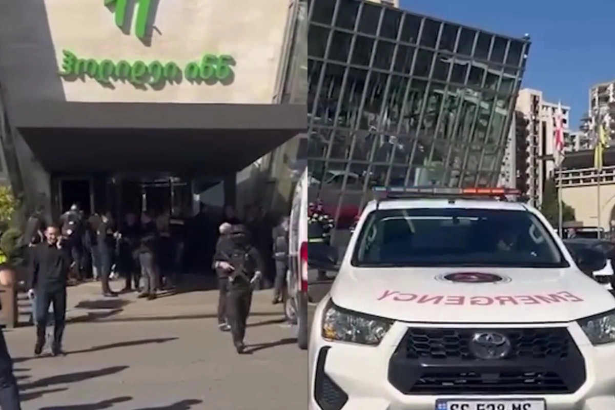 В Тбилиси вооруженный человек взял заложника