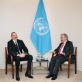 Prezident İlham Əliyev BMT-nin Baş katibi Antonio Quterreş ilə görüşüb - FOTO