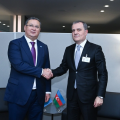 Azərbaycanla Qazaxıstan arasında ikitərəfli əlaqələr müzakirə olunub