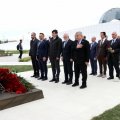 Azərbaycanda səfərdə olan türkiyəli rektorlar Zəfər parkını ziyarət ediblər - FOTO