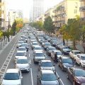 На ряде улиц и проспектов Баку затруднено движение транспорта