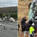 Avtobusla TIR toqquşub, 20 nəfər yaralanıb