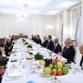İtaliya Prezidenti Sercio Mattarellanın şərəfinə rəsmi ziyafət verilib