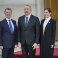 Azərbaycan Prezidenti İlham Əliyev Kopenhagendə ziyafətdə iştirak edib - FOTO
