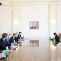 İlham Əliyev Xorvatiya parlamentinin nümayəndə heyətini qəbul etdi - FOTO