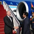 Президент Ильхам Алиев прибыл в Египет с рабочим визитом -ФОТО