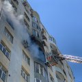 Bakıda yaşayış binasında yanğın