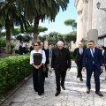 Mehriban Əliyeva Vatikanda Müqəddəs Pavel Bazilikasında həyata keçirilən bərpa işləri ilə tanış olub - FOTO