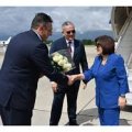 Сахиба Гафарова прибыла в Женеву с деловым визитом