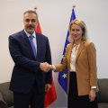 Хакан Фидан встретился в Люксембурге с главой европейской дипломатии