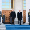 Azərbaycan Prezidenti İlham Əliyev Qazaxıstana dövlət səfərinə gedib - FOTO
