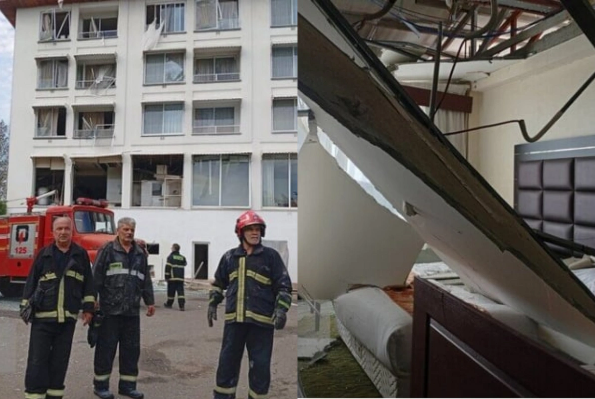 Hoteldə partlayış baş verib - Xəsarət alanlar var