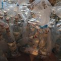 Gəncədə topdansatış mağazasında saxta alkoqollu içkilər aşkarlandı - FOTO