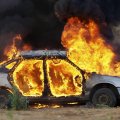 В Сальяне загорелся легковой автомобиль