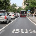 Tbilisi prospekti və Masazır dairəsində avtobus zolaqları genişləndirildi