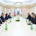 Sahibə Qafarova Tacikistan Ali Məclisi Nümayəndələr Palatasının sədri ilə ikitərəfli əlaqələri müzakirə edib
