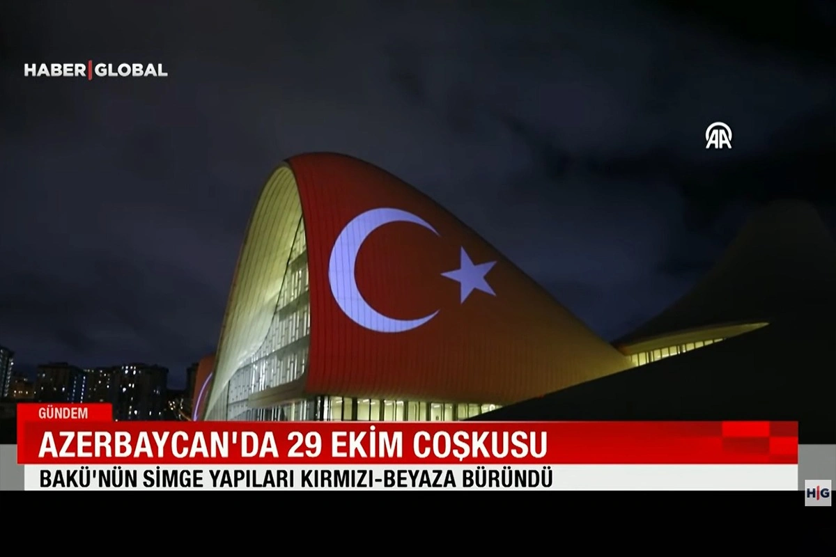 Bakıda Türkiyə Cümhuriyyətinin 102-ci ildönümünə dair tədbirdən görüntülər - VİDEO