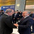 Ceyhun Bayramov Səmərqənddə Şövkət Mirziyoyevlə görüşüb