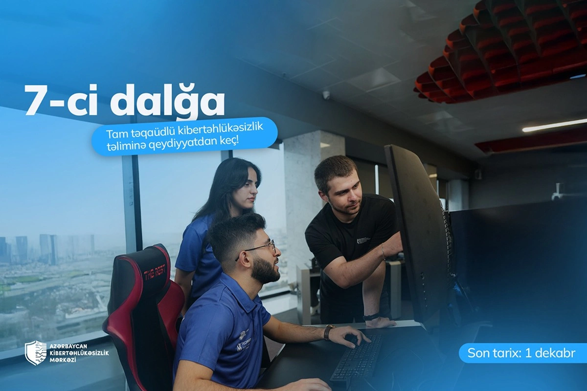 Azərbaycan Kibertəhlükəsizlik Mərkəzinin yeni təlim proqramına qeydiyyat başladı