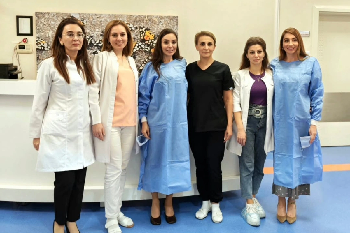 Leyla və Arzu Əliyevalar Talassemiya Mərkəzində olublar - FOTO